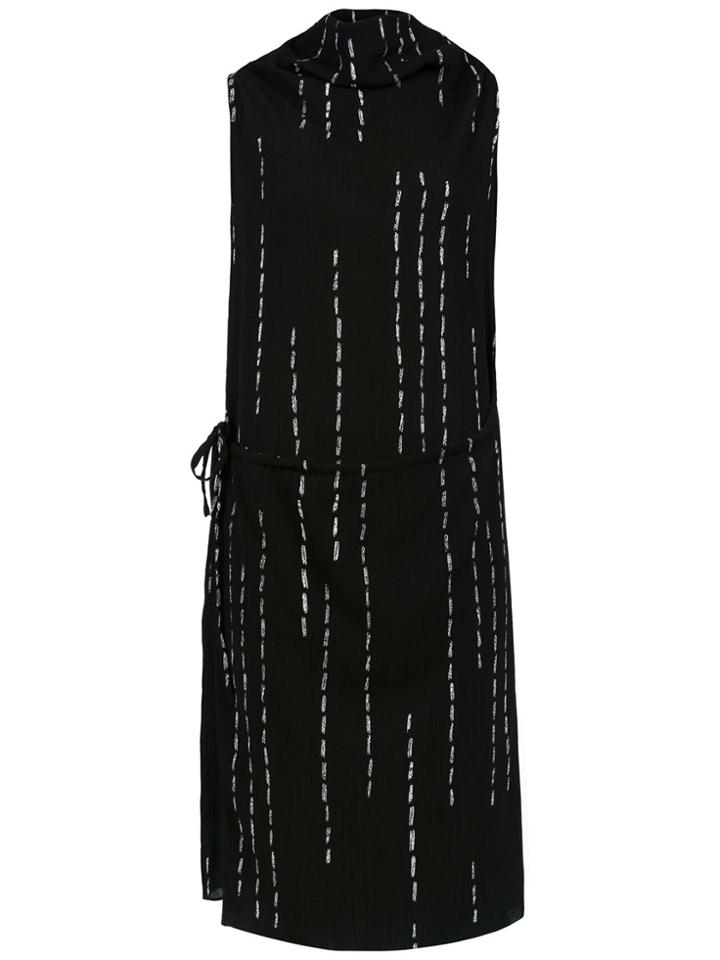 Uma Raquel Davidowicz Modern Micro-pleated Dress - Black