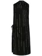 Uma Raquel Davidowicz Modern Micro-pleated Dress - Black