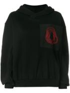 Damir Doma Oversized Hooded Sweatshirt - Black
