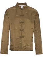 Visvim Silk Dharma Euclid Shirt - Green