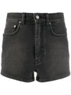 Givenchy Black Denim Shorts - Grey