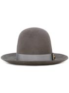 Gucci Wide Brim Hat, Women's, Size: Small, Grey, Rabbit Fur Felt/viscose/silk