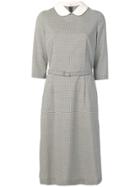 Comme Des Garçons Comme Des Garçons Peter Pan Collar Belted Dress -