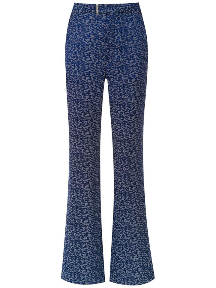 Tufi Duek Printed Flared Pants - Blue