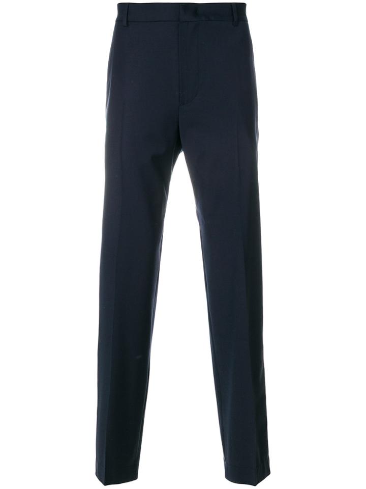 Maison Flaneur Straight-leg Suit Pants - Blue