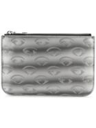 Kenzo Eye Zip Purse - Grey