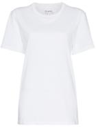 Frame Denim White Men's Short Sleeve Linen T Shirt
