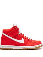 Nike Wmns Dunk High Sneakers - Red
