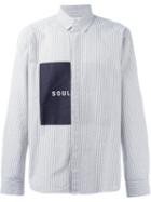 Soulland Neatherall Shirt, Men's, Size: L, White, Cotton