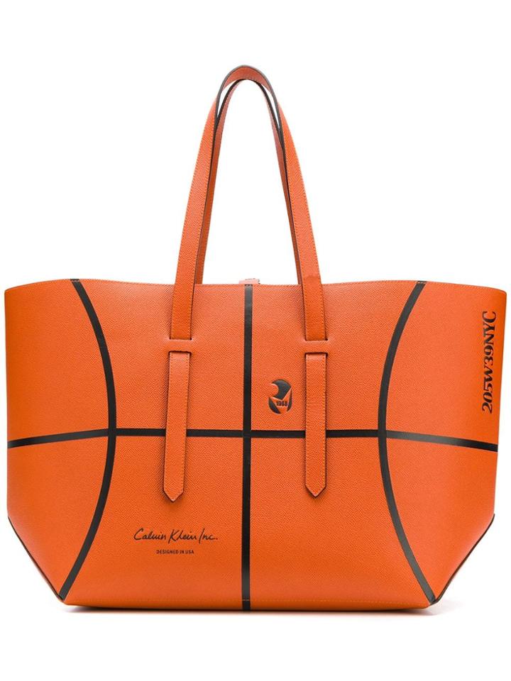 Calvin Klein 205w39nyc Basketball Ball Tote Bag - Orange