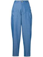 Philosophy Di Lorenzo Serafini Straight Leg Trousers - Blue