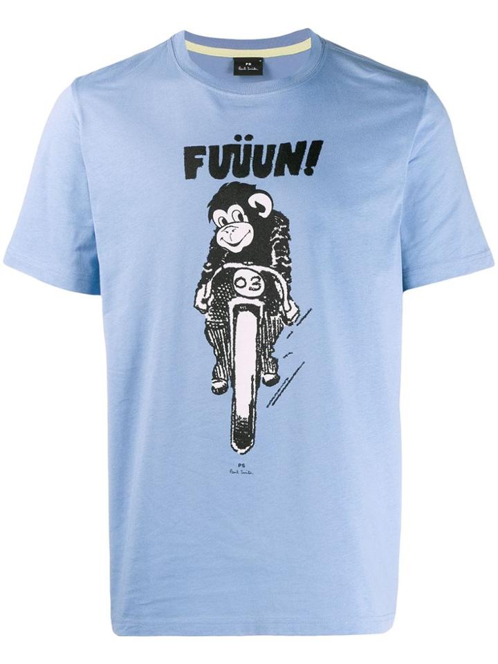 Ps Paul Smith Fuuun! T-shirt - Blue