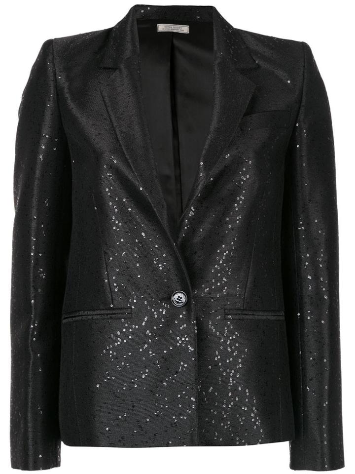 Nina Ricci Sequined Blazer - Black