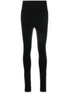 Helmut Lang Zipped Cuff Leggings - Black