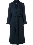 Max Mara Paola Wrap-around Coat - Blue