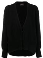 Maison Flaneur Cashmere Knitted V-neck Cardigan - Black