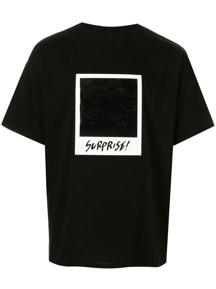 Doublet Slogan Graphic Print T-shirt - Black