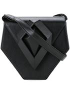 Lamat - The Dark Diamond Clutch - Women - Calf Leather - One Size, Black, Calf Leather