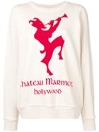 Gucci Sweatshirt With Chateau Marmont Print - Neutrals