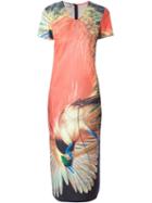 Walter Van Beirendonck Vintage Paradise Bird Printed Dress
