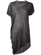 Lost & Found Ria Dunn - Draped T-shirt - Women - Silk/spandex/elastane - M, Grey, Silk/spandex/elastane