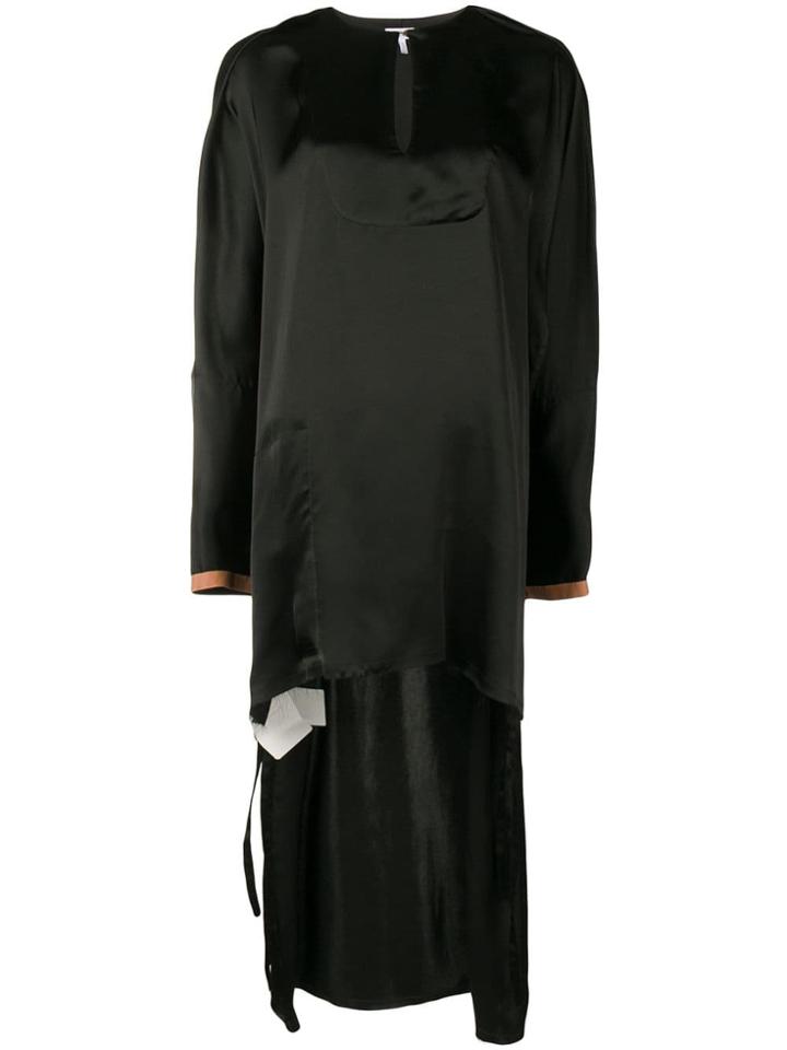 Loewe Asymmetric Hem Blouse - Black