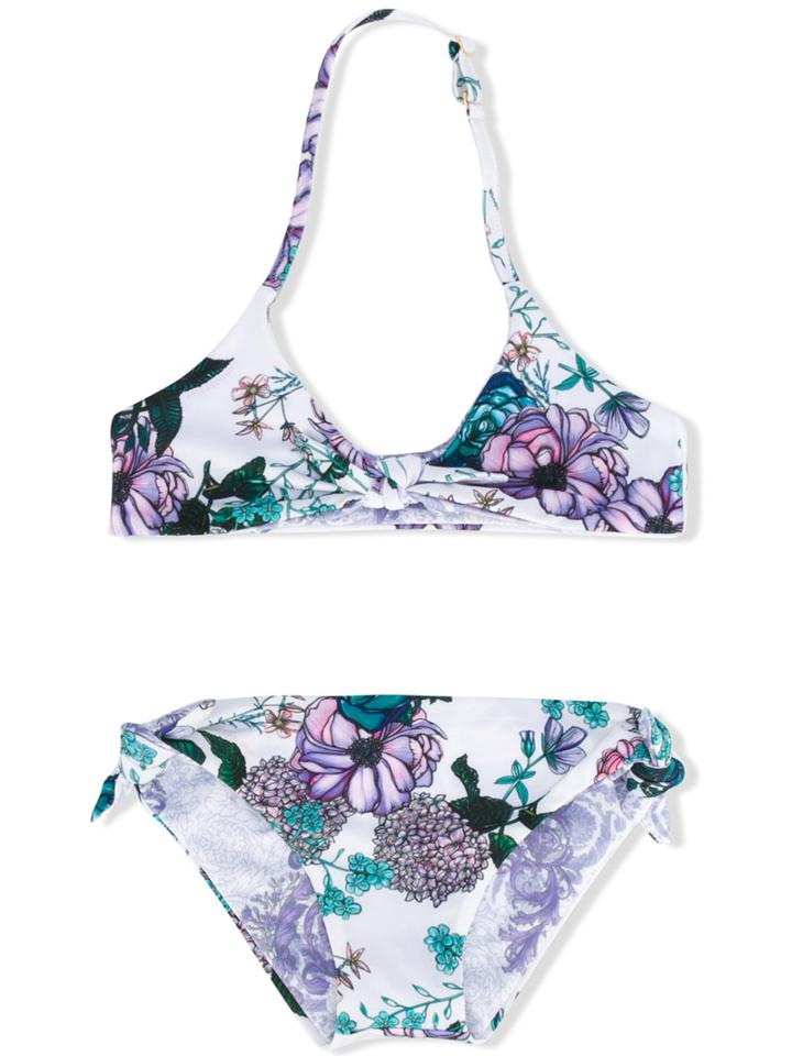 Young Versace - Floral Print Bikini - Kids - Polyester/spandex/elastane - 6 Yrs