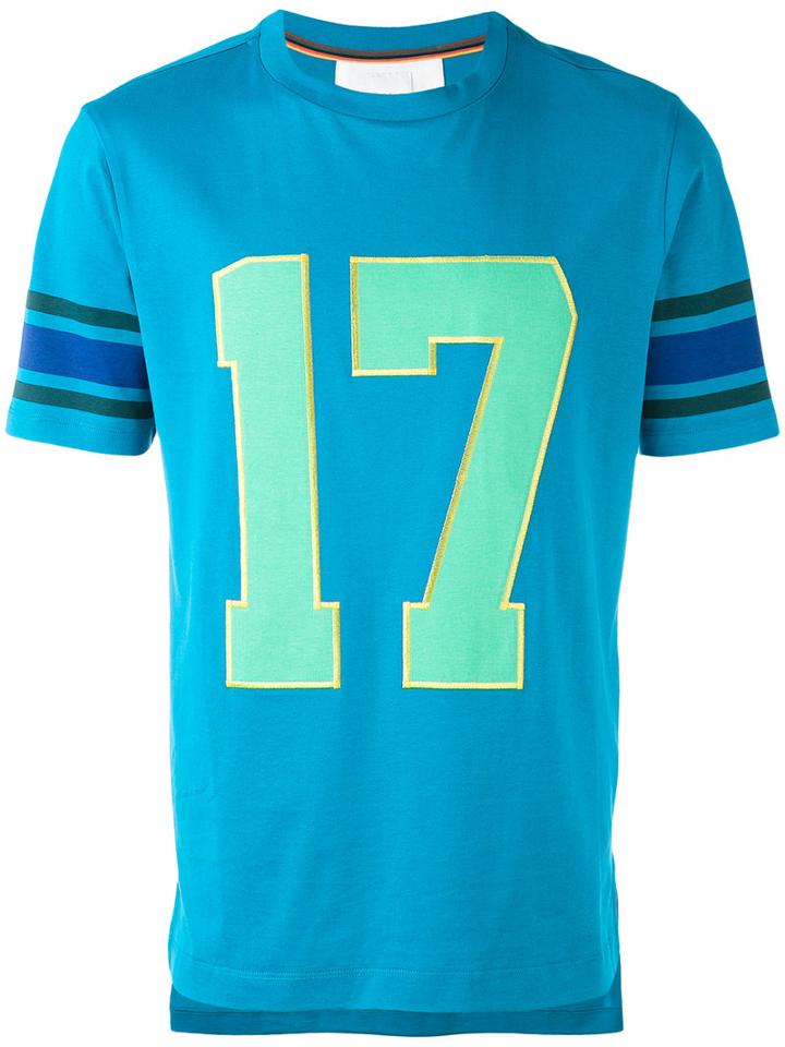 Paul Smith - 17 Patch T-shirt - Men - Cotton - L, Blue, Cotton