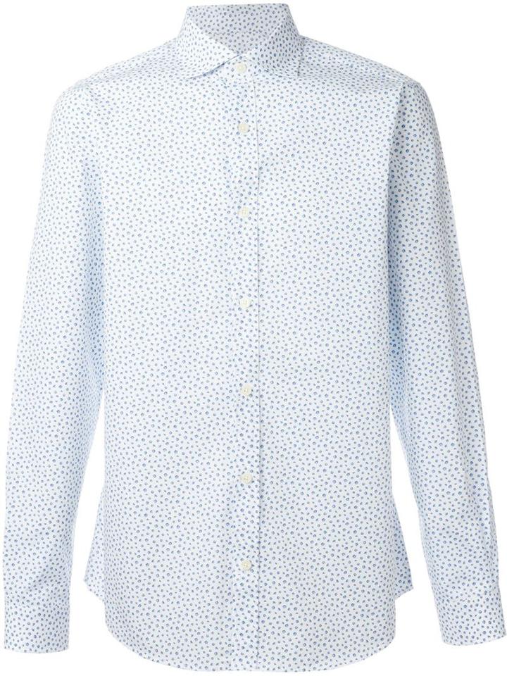 Z Zegna Micro Print Shirt