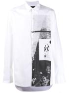 Ann Demeulemeester Graphic Print Shirt - White