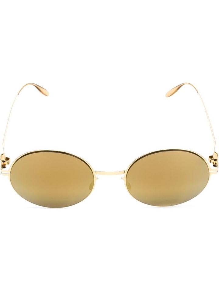 Mykita 'janis' Sunglasses, Women's, Grey, Stainless Steel