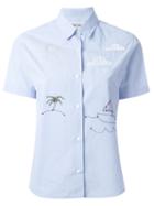 Jimi Roos Panorama Shirt, Women's, Size: M, Blue, Cotton