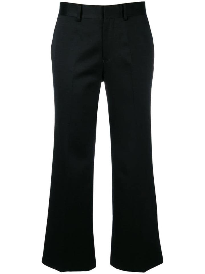 Comme Des Garçons Pre-owned Tailored Cropped Trousers - Black