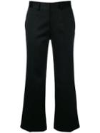 Comme Des Garçons Pre-owned Tailored Cropped Trousers - Black