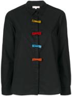 Chinti & Parker Bow Embroidered Shirt - Black