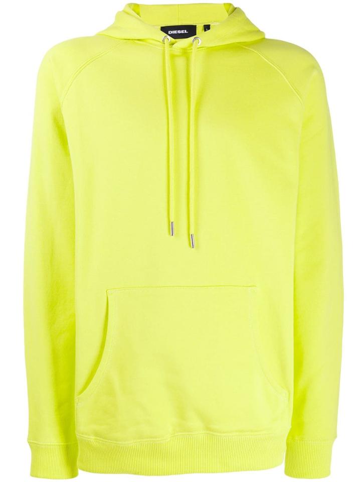 Diesel S-gim-hood-a Hoodie - Yellow