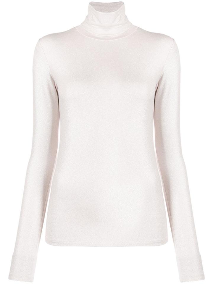 Majestic Filatures Turtle-neck Long Sleeve Top - Pink