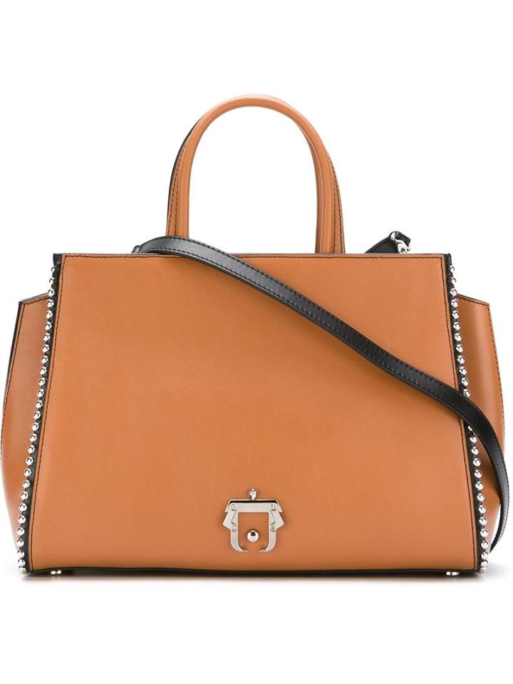 Paula Cademartori Bea Tote, Women's, Yellow/orange, Calf Leather