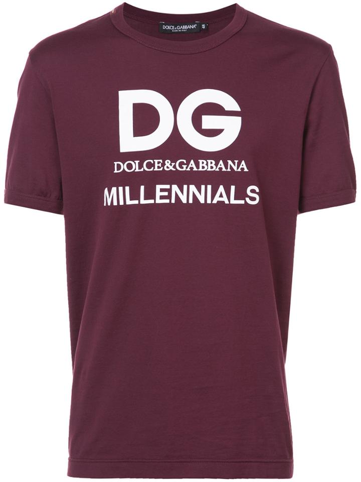 Dolce & Gabbana Millenials T-shirt - Red