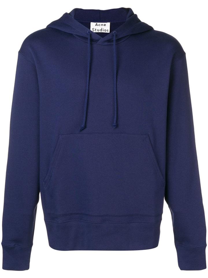 Acne Studios Fellis Hooded Sweatshirt - Blue