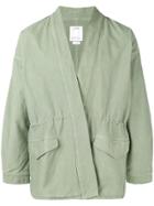 Visvim Open Front Jacket - Green