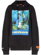 Heron Preston Bird Graphic Hoodie - Black