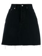 Levi's A-line Denim Skirt - Black