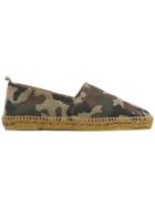Castañer Pablo Camouflage Print Espadrilles - Green