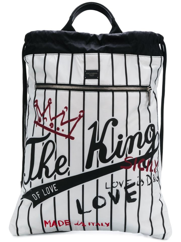 Dolce & Gabbana Coulisse Backpack - White