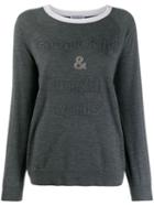Brunello Cucinelli Round Neck Top - Grey