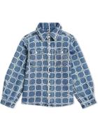 Burberry Kids Teen Floral Print Shirt - Blue