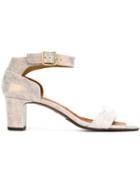 Chie Mihara Banti Sandals, Women's, Size: 40, Grey, Calf Leather/leather/rubber