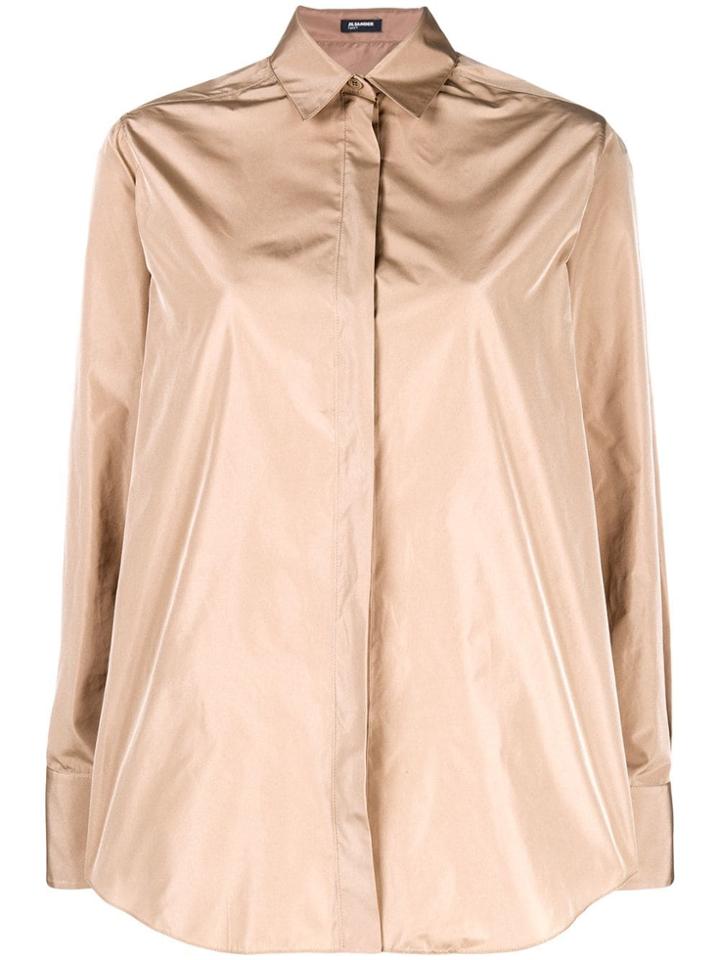Jil Sander Navy Minimal Shirt - Nude & Neutrals
