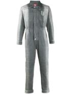 Diesel Red Tag Faded Denim Jumpsuit - Grey